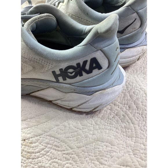 Hoka Arahi 6 Mens Running Shoes*Size 8.5*Gray & Orange*Lightweight Mesh Sneakers - Picture 3 of 11